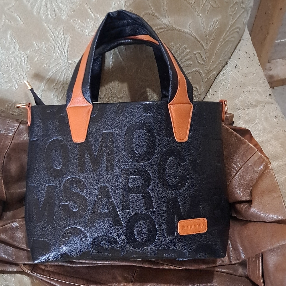 Black and Brown Handbag